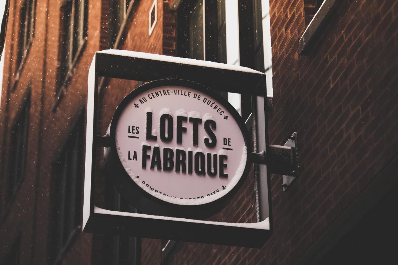 Les Lofts De La Fabrique By Les Lofts Vieux-Quebec Apartment Ngoại thất bức ảnh